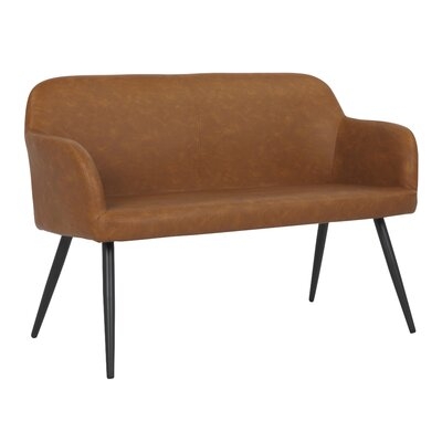Ankney Faux Leather Bench - Image 0