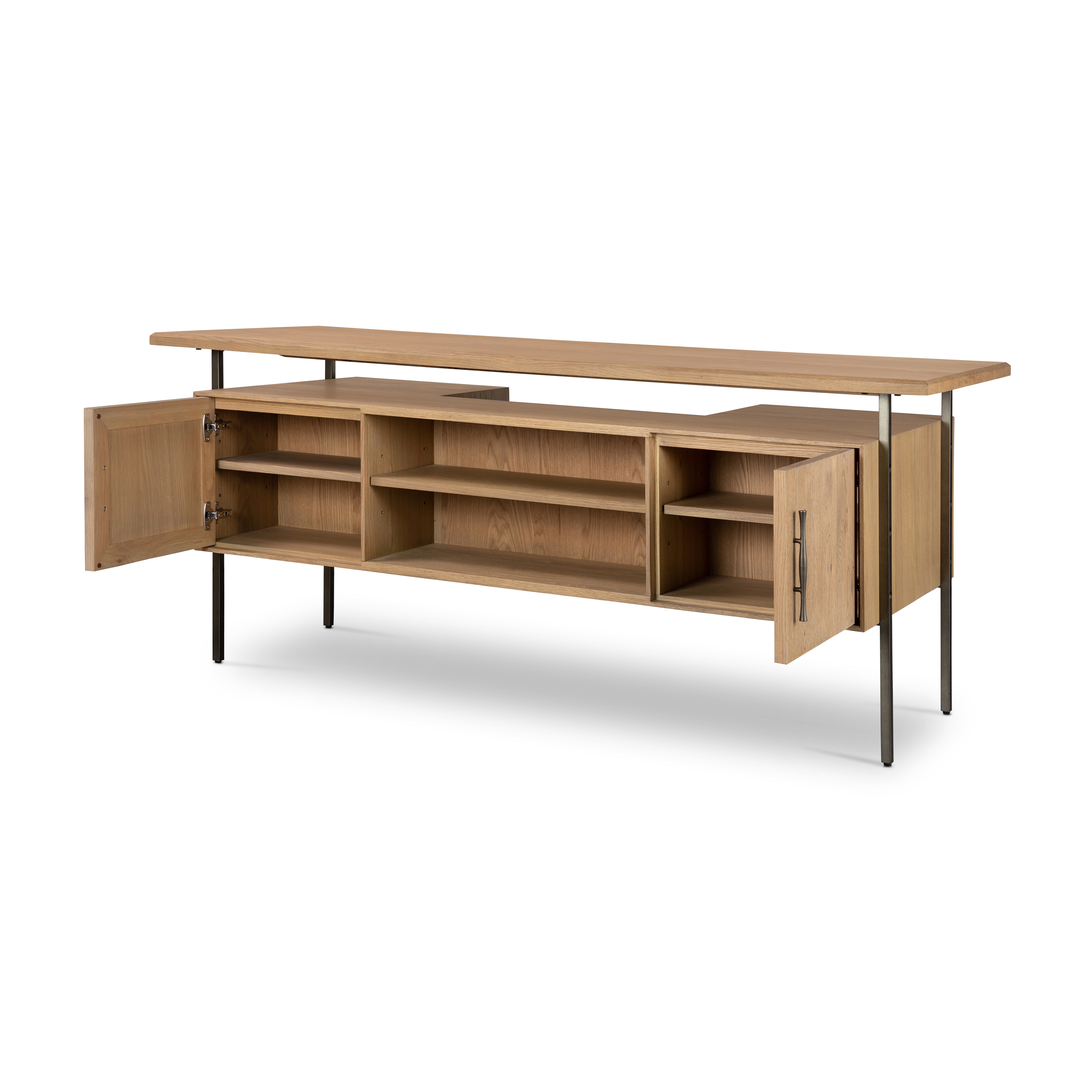 Lauren Desk-Natural Oak Solid - Image 11