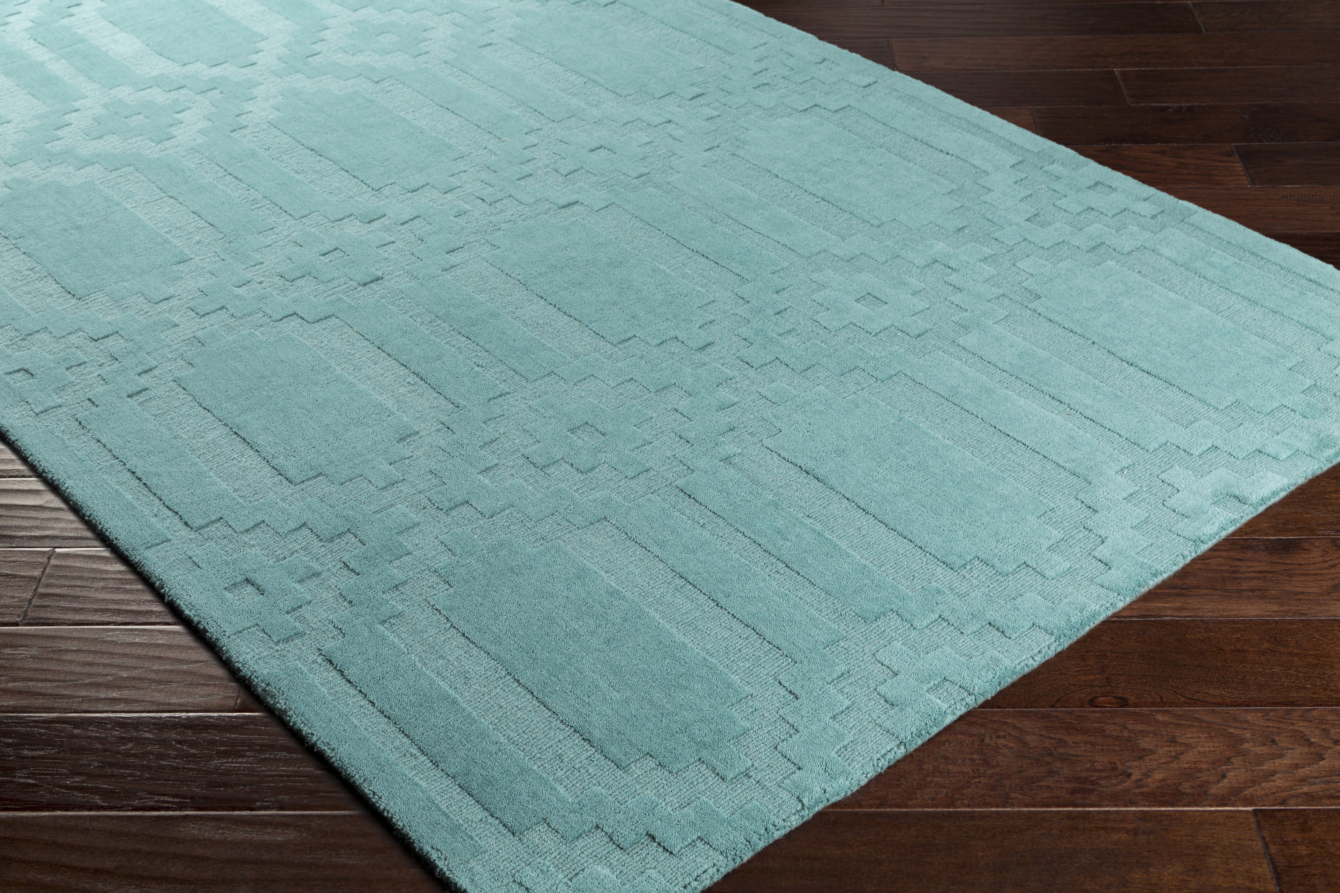 Metro Green Indoor 2'3" x 8' Handmade Rug - Image 2
