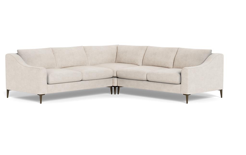Saylor Slope Arm Corner 4-Seat Sectional Sofa - Image 2