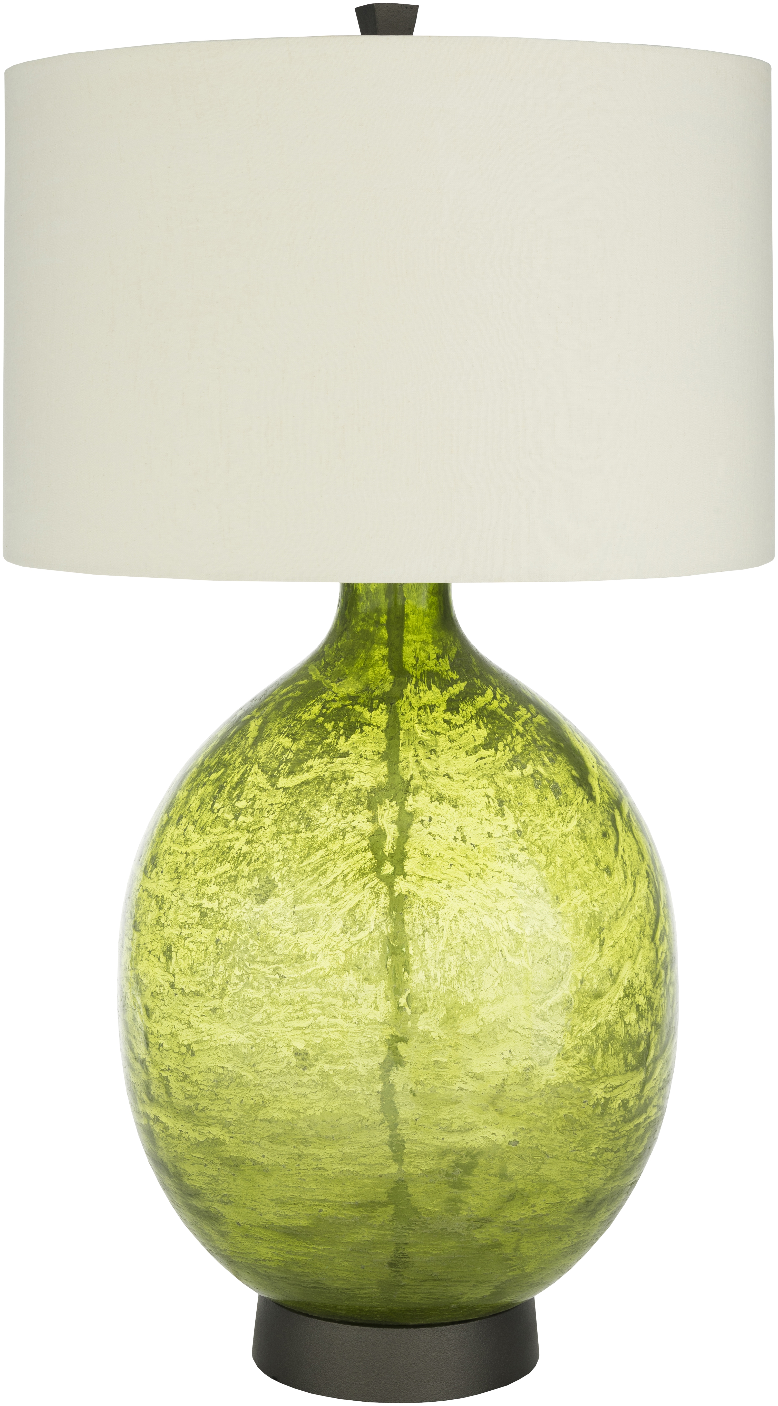 Lulu Grass Green Hand Painted 32"H x 18"W x 18"D Accent Table Lamp - Image 0