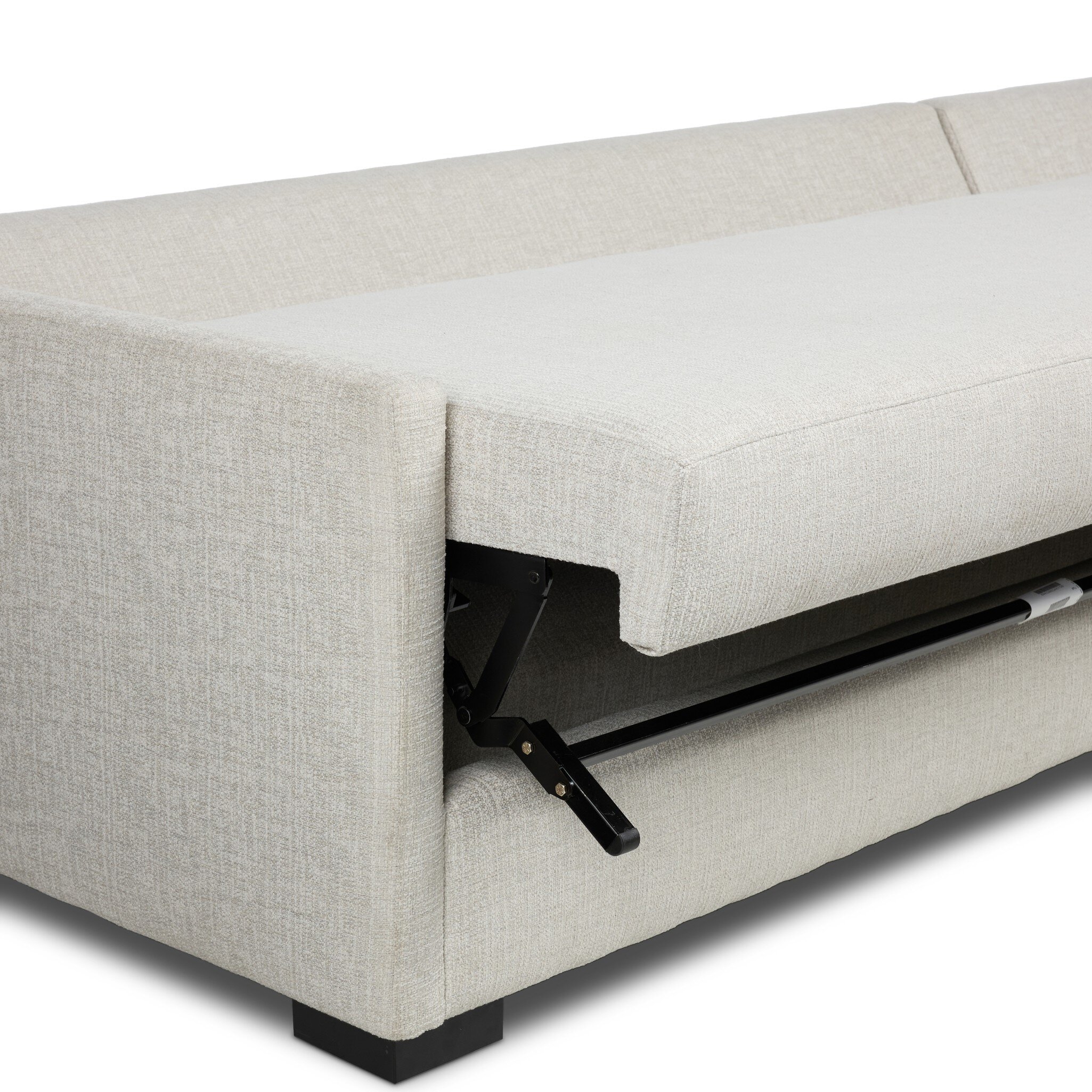 Wickham 2-Piece Sleeper Sectional - Alameda Snow - Image 13