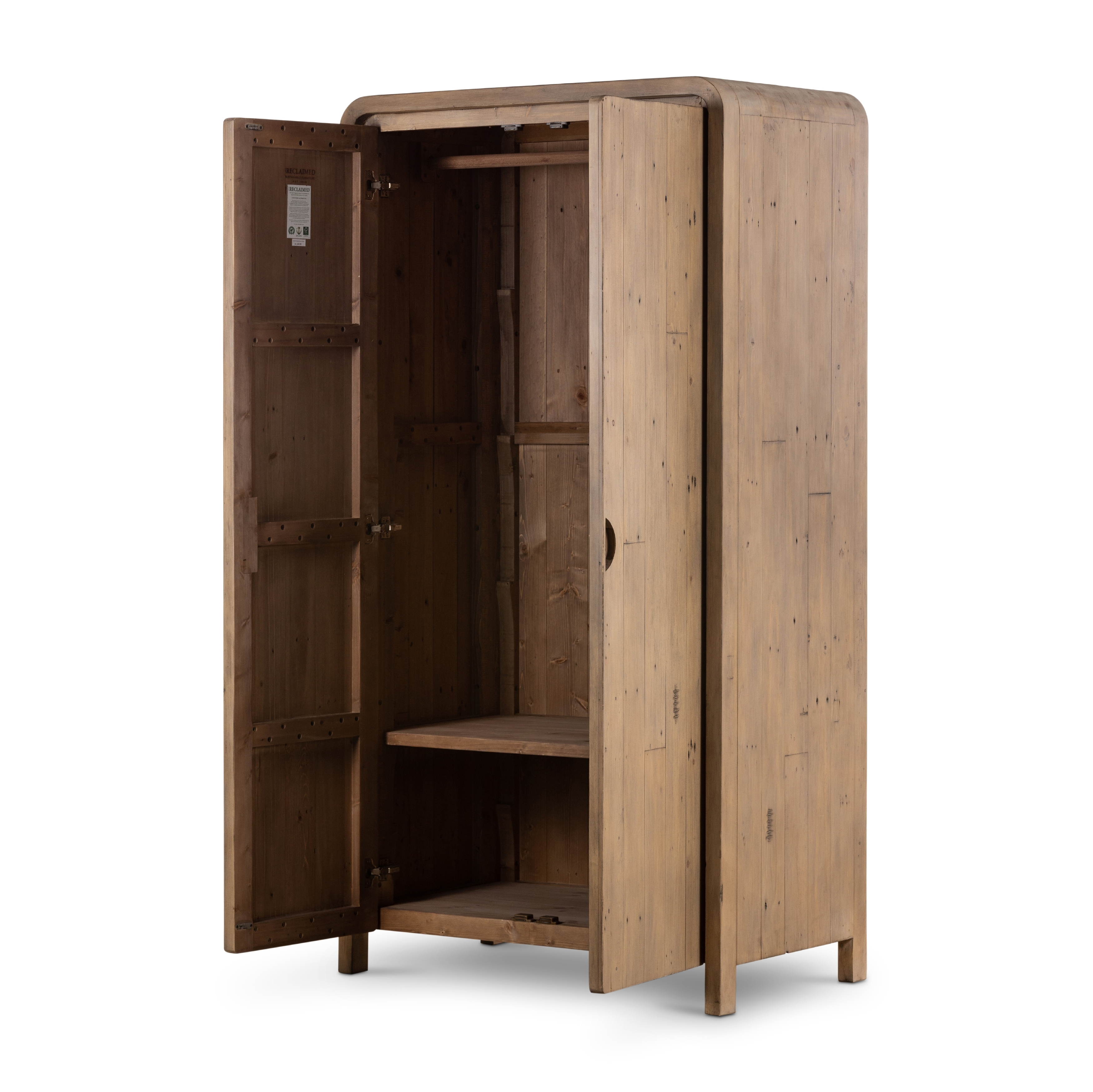 Everson Cabinet-Scrubbed Teak - Image 4