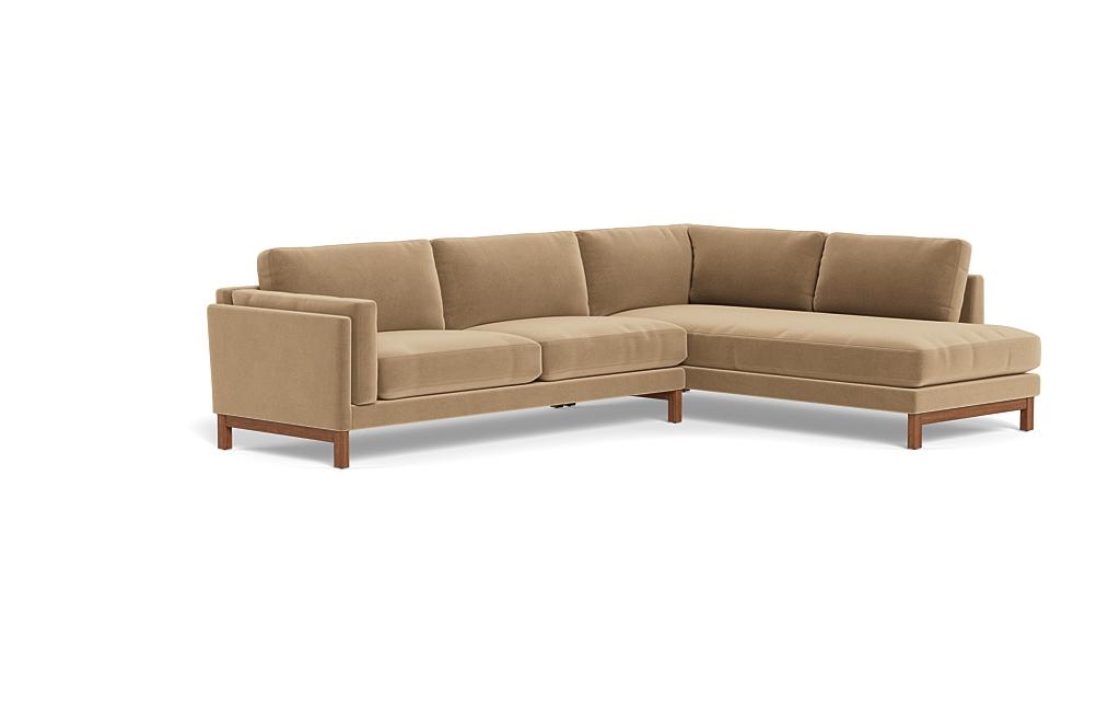 Gaby 3-Seat Sectional with Right Bumper - Image 1