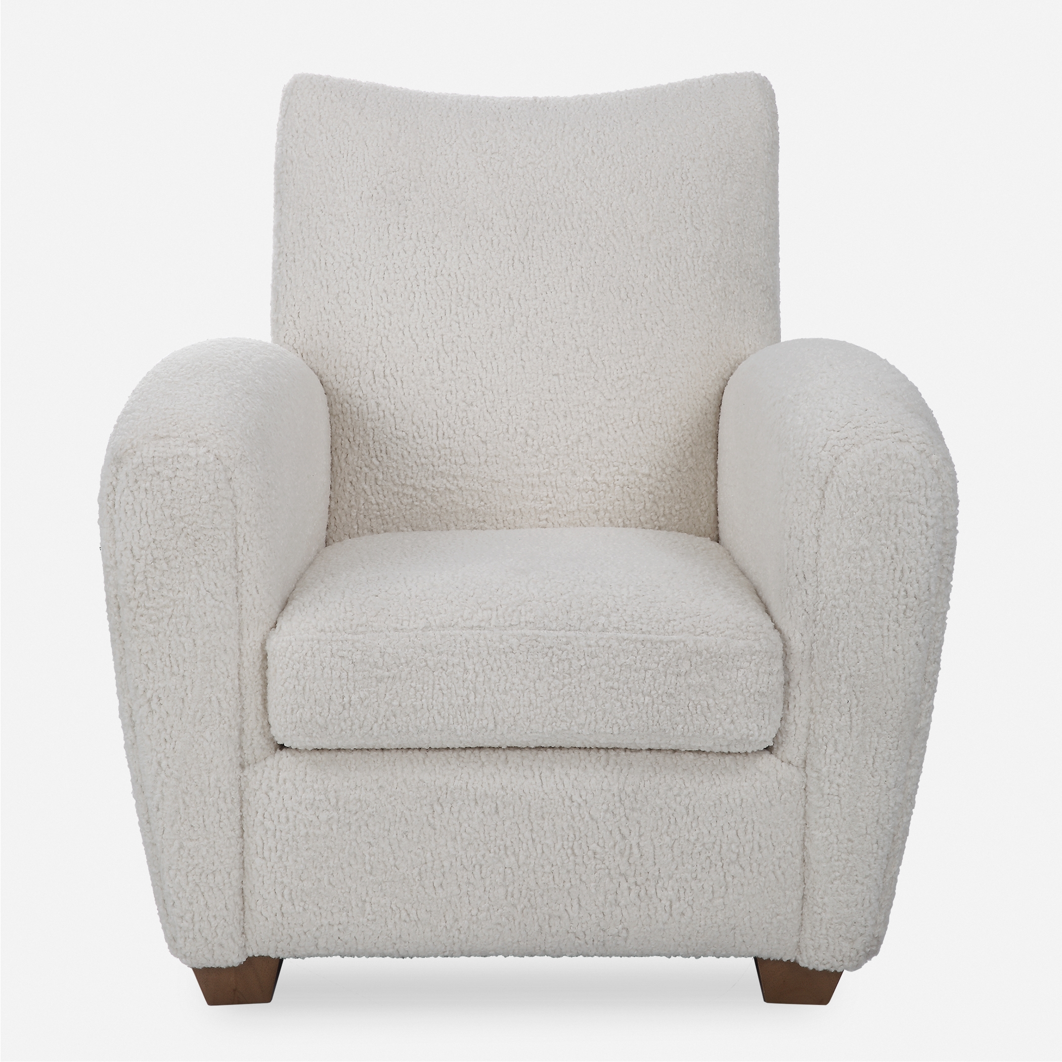Teddy White Shearling Accent Chair - Image 0