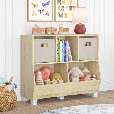 Catch-All Kids Multi-Cubby 35in Toy Organizer - Image 0