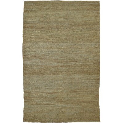 One-of-a-Kind Hand-Knotted 5' x 8' Jute/Sisal Area Rug in Gold - Image 0