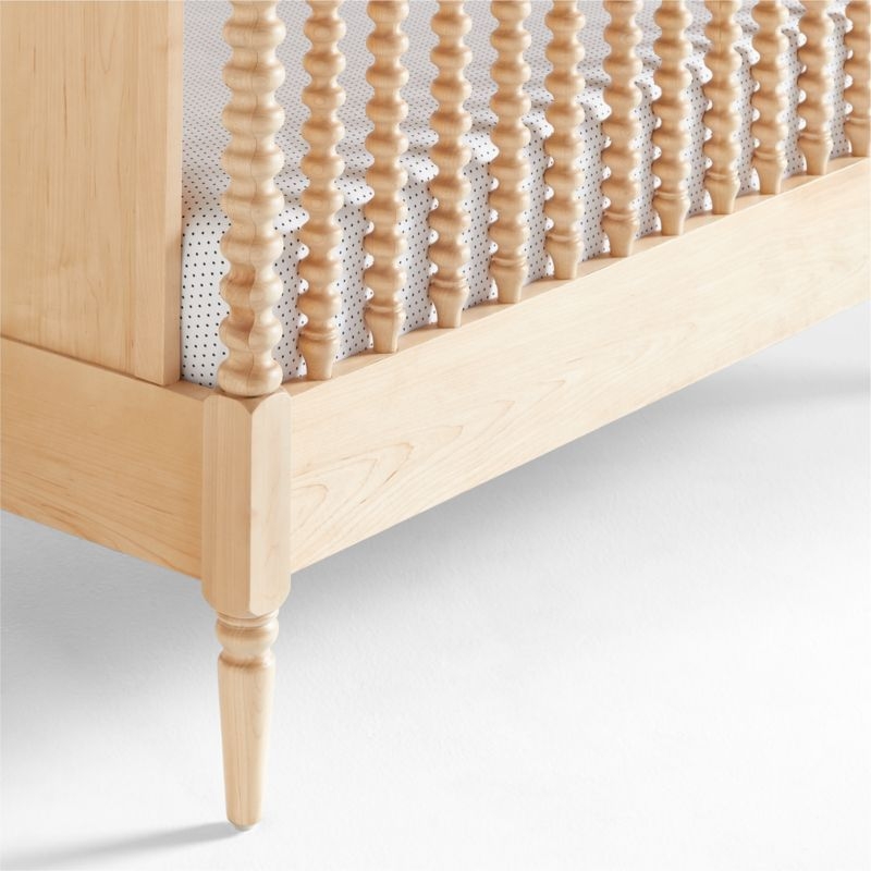 Jenny Lind Maple Wood Spindle Toddler Bed Rail - Image 2