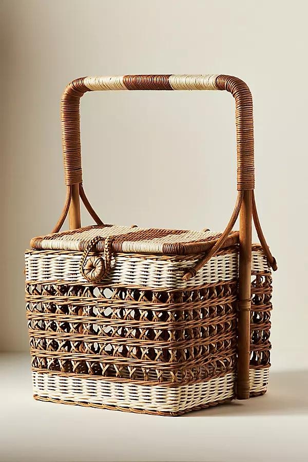 Nina Handwoven Wine Basket - Image 0