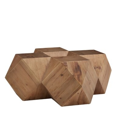 Mcmillin Solid Wood Block Coffee Table - Image 0
