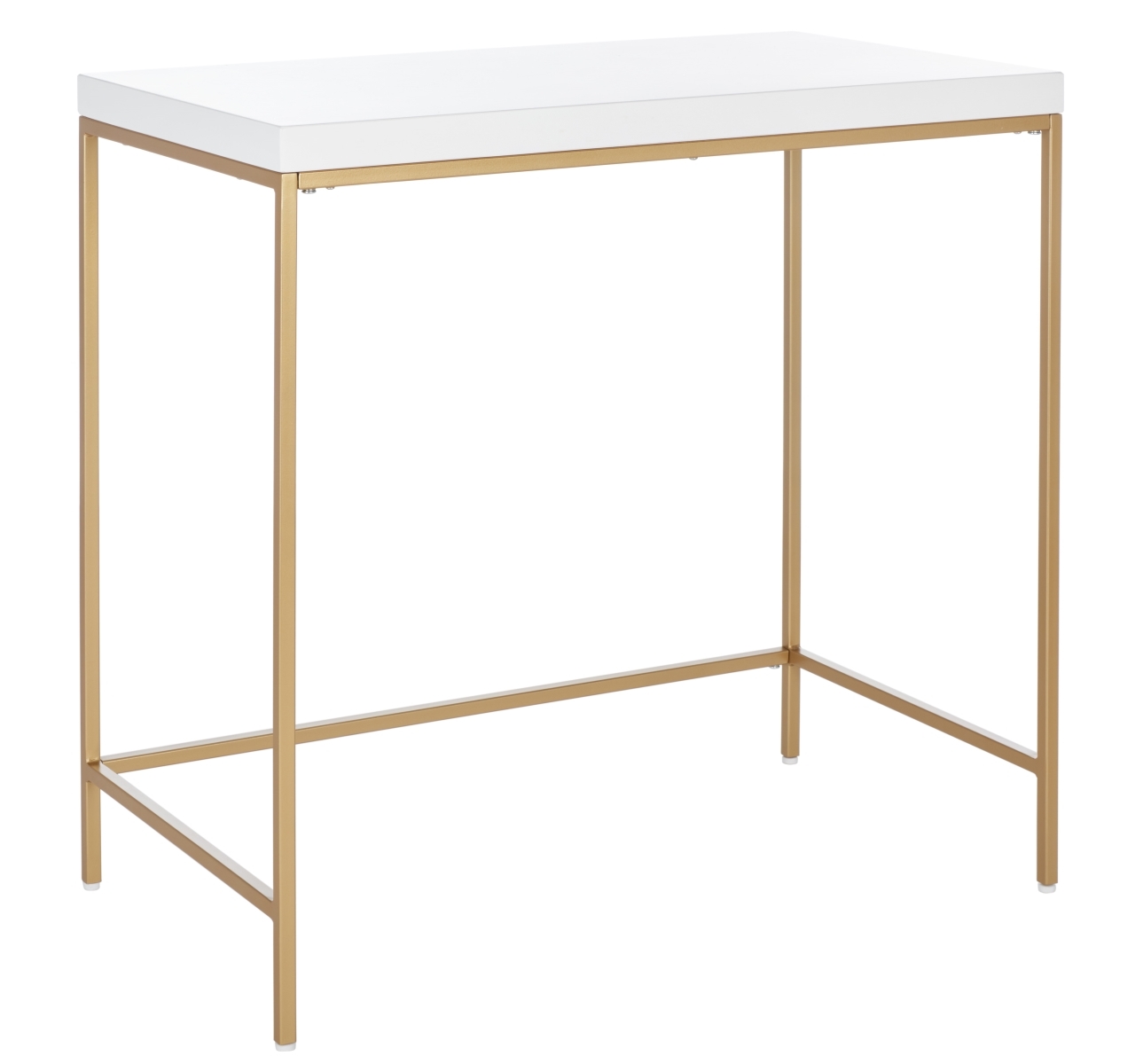 Cass Desk - White / Gold - Safavieh - Image 5