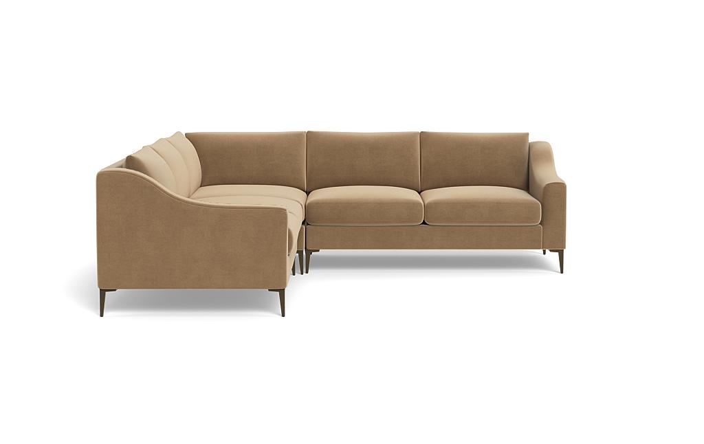 Saylor Slope Arm Corner 4-Seat Sectional Sofa - Image 0