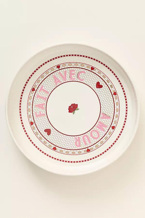 The Bistro Tile Stoneware Pie Dish: Valentine's Edition - Image 0
