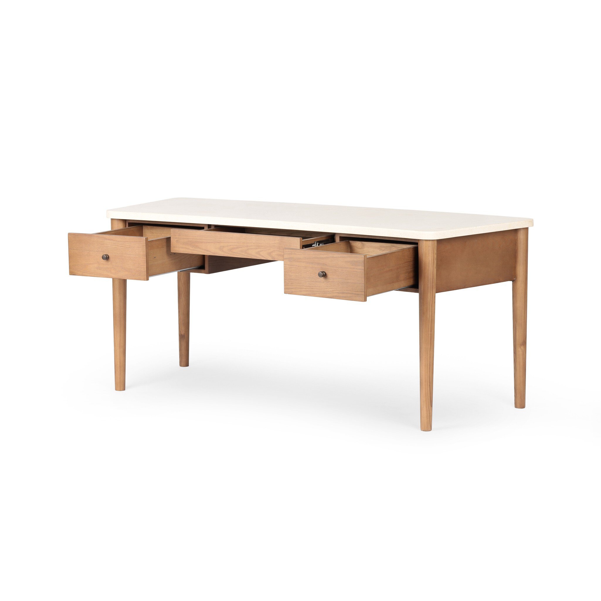 Lorna Desk - Amber Ash Veneer - Image 8