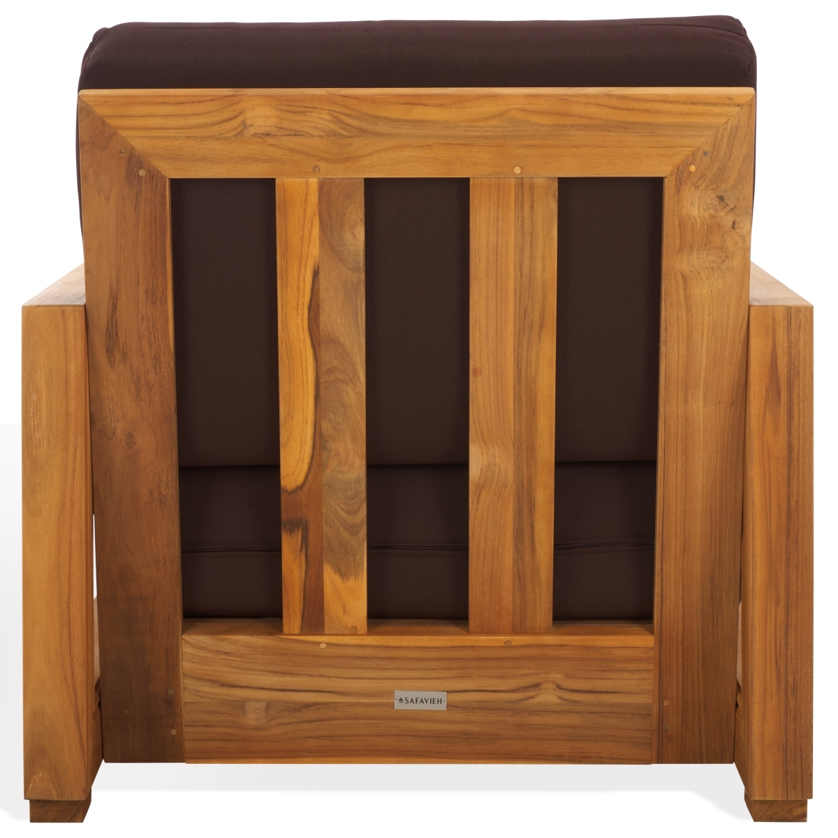 Montford Armchair - Natural/Dark Brown - Image 7