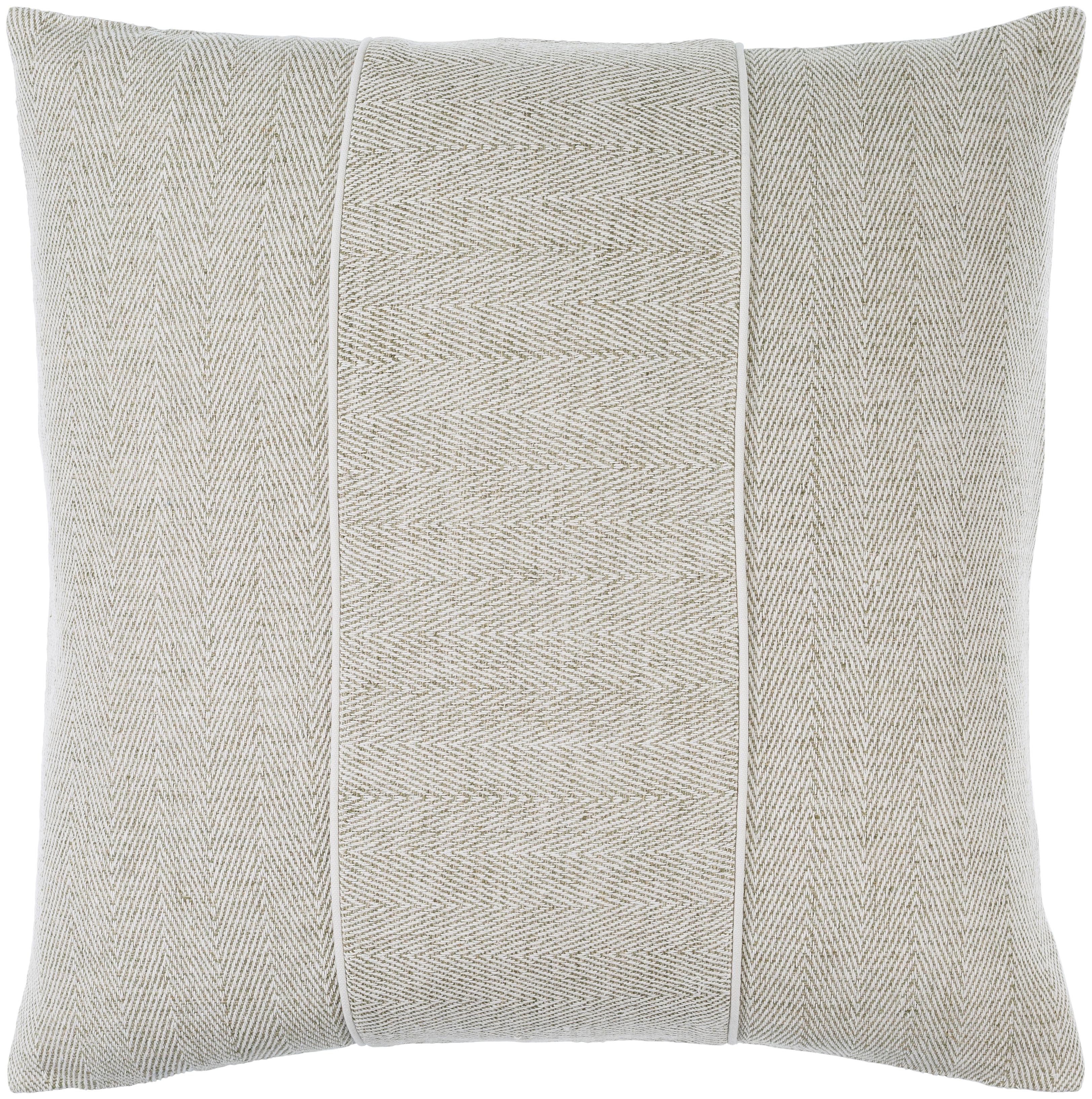 Stitched Linen SCE-001 18"L x 18"W Pillow Cover - Image 0