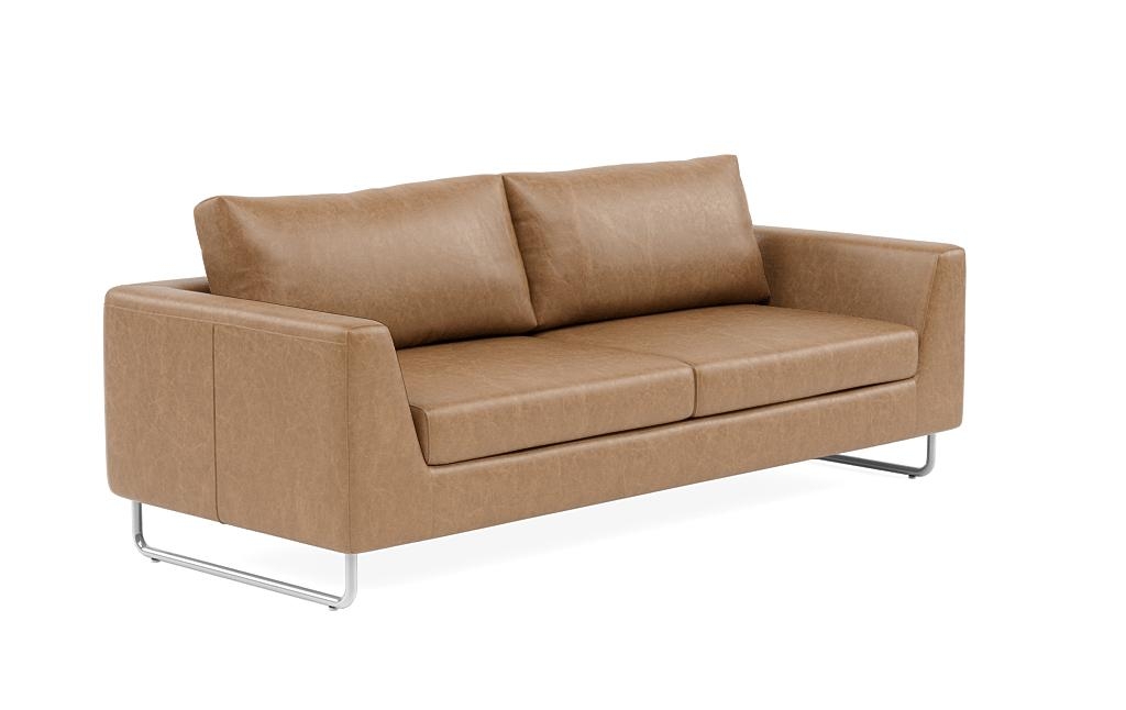 Asher 2-Seat Leather Sofa - Image 1