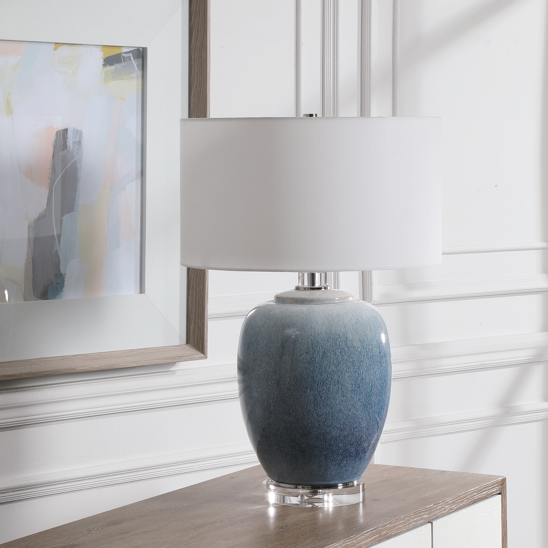 Blue Waters Ceramic Table Lamp - Image 2