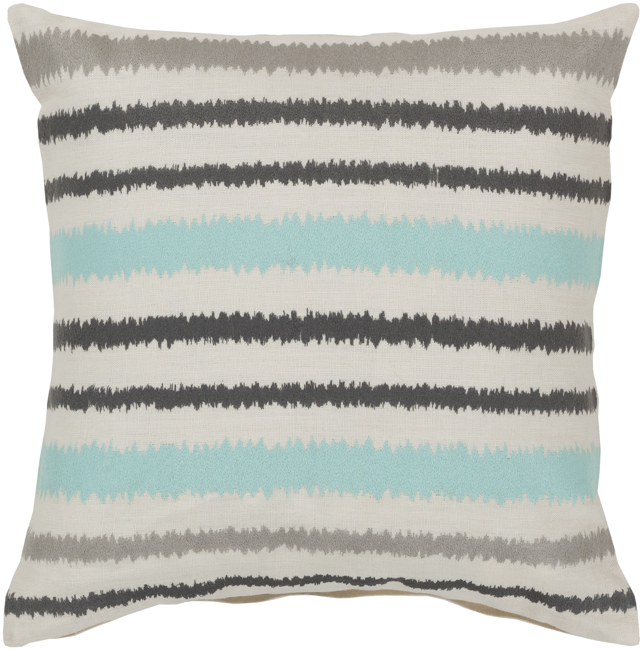 Ikat Stripe AR-100 18"L x 18"W Down Filled Pillow - Image 0