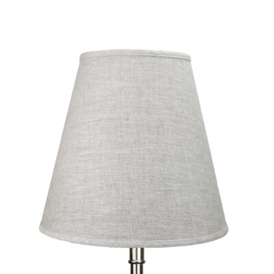 14.5" H X 16" W Empire Lamp Shade - (Spider Attachment) In Designer Linen Oatmeal - Image 0