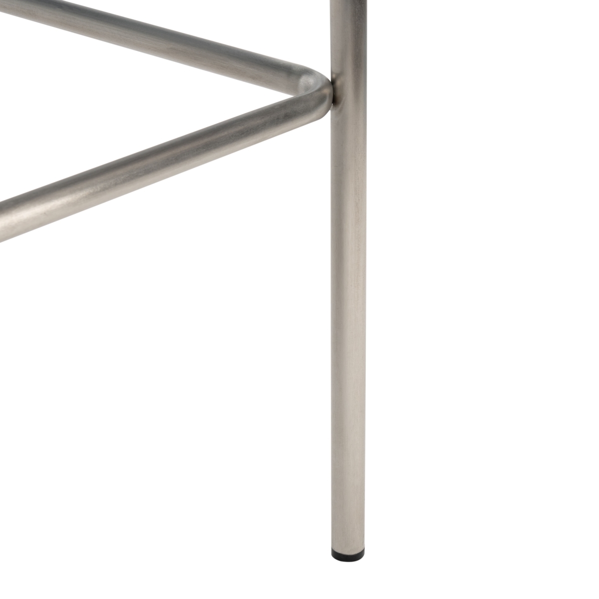 Bahari Woven Counter Stool - Black / Silver - Safavieh - Image 3