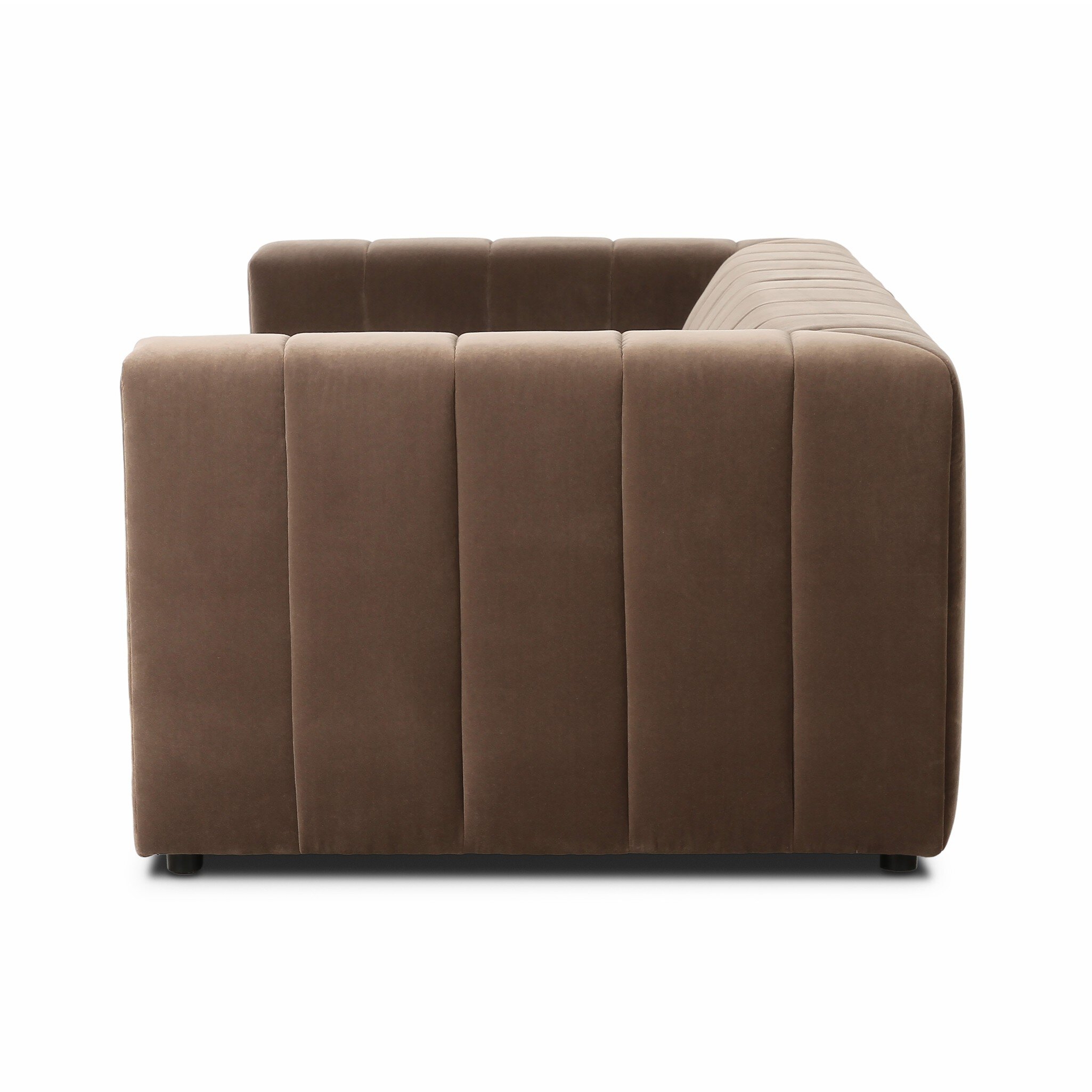 Langham Channeled Sofa - Sintra Taupe - Image 2