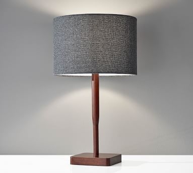 Morton Table Lamp, Walnut - Image 1
