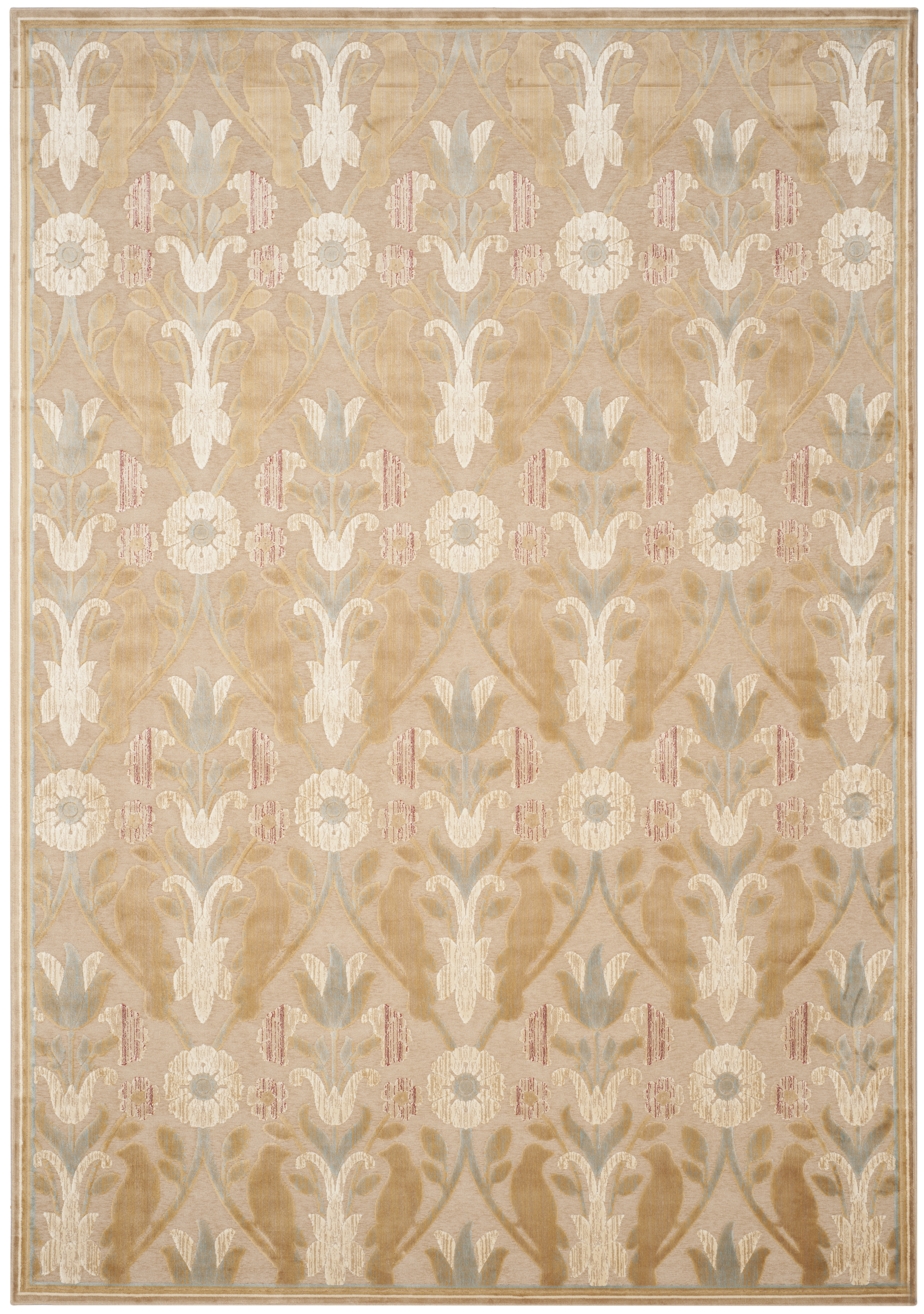 Arlo Home Woven Area Rug, PAR45-606, Beige,  8' X 11' 2" - Image 0