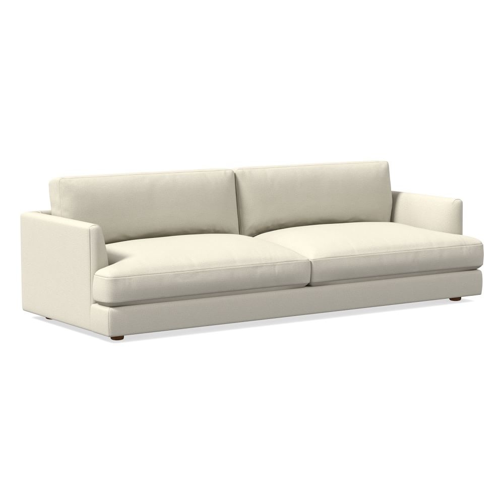 Haven 96" Multi-Seat Sofa, Standard Depth, Performance Basketweave, Alabaster - Image 0