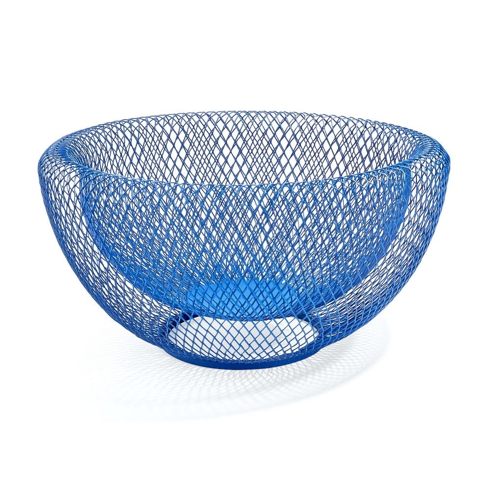 MoMA Wire Mesh Bowl, Blue - Image 0