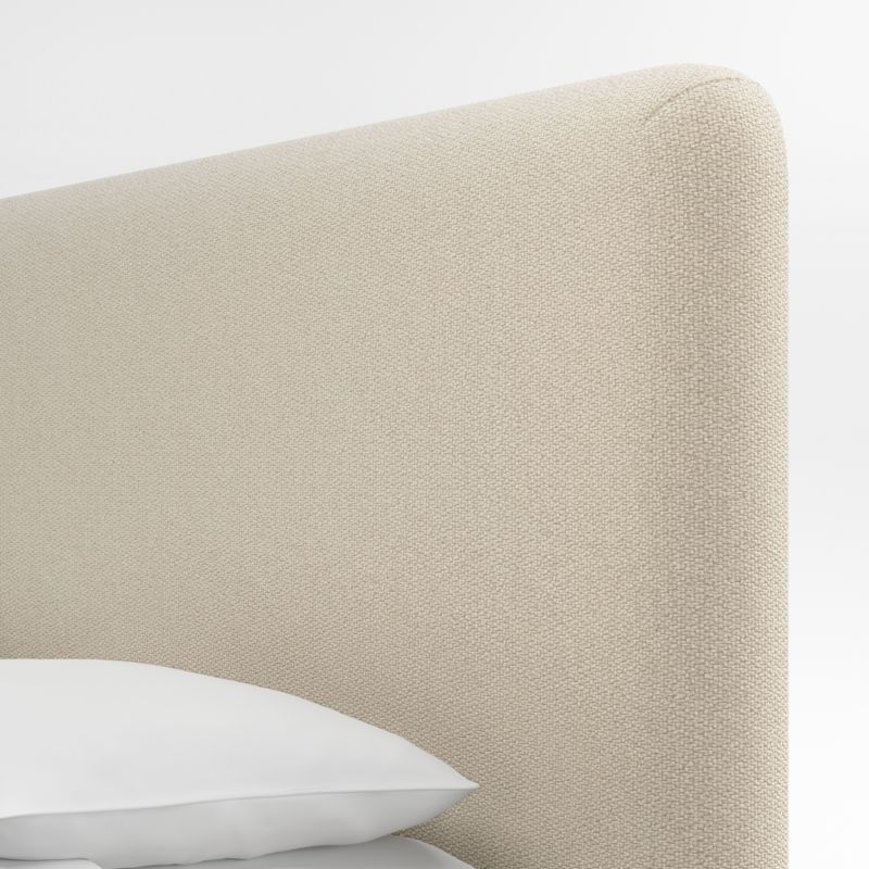 Anneli Taupe Upholstered California King Bed - Image 1