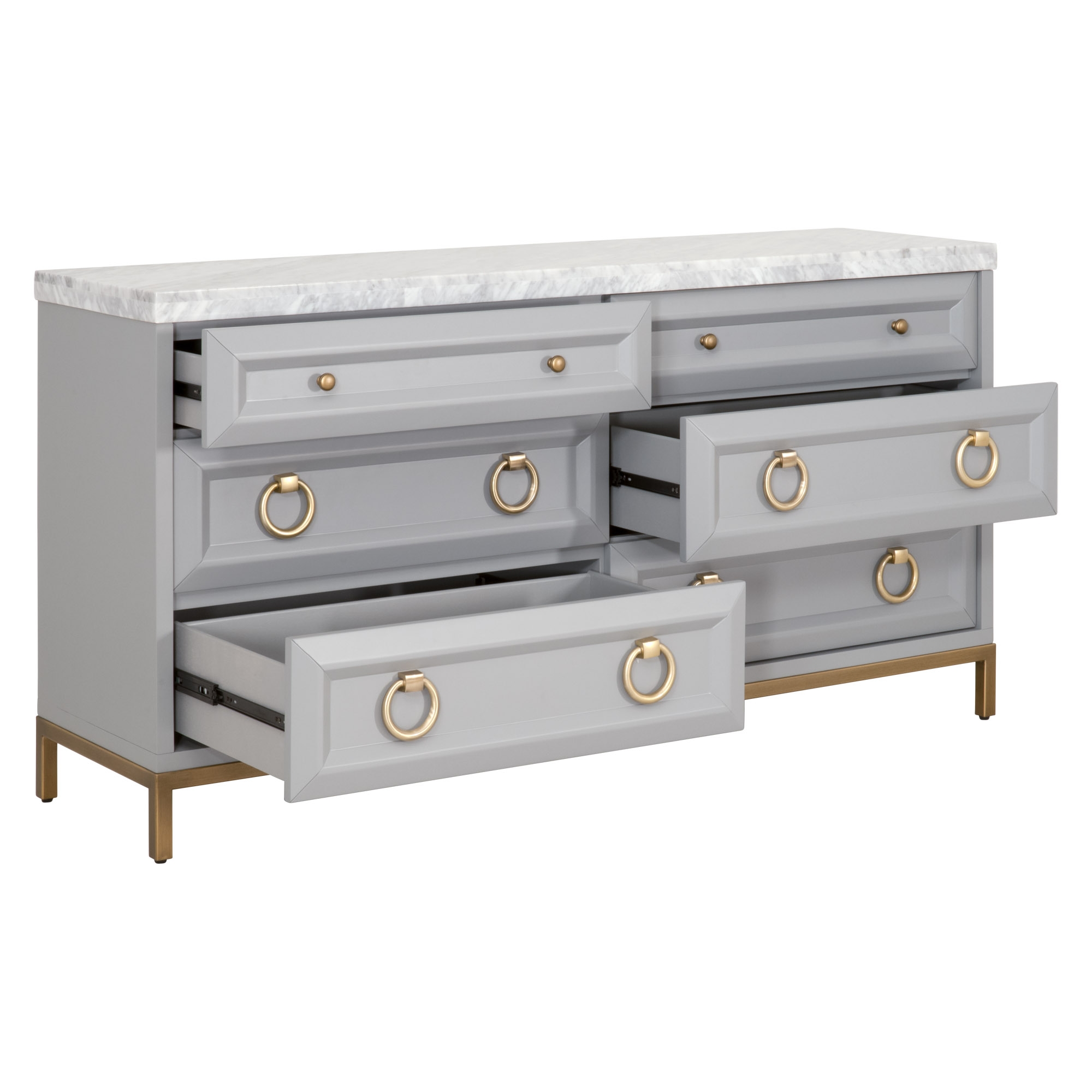 Azure Carrera 6-Drawer Double Dresser - Image 3