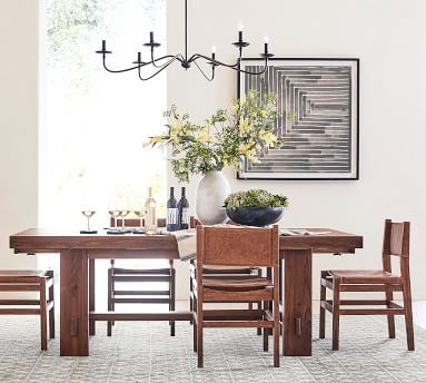 Menlo Reclaimed Wood Extending Dining Table, Camden Teak - Image 4