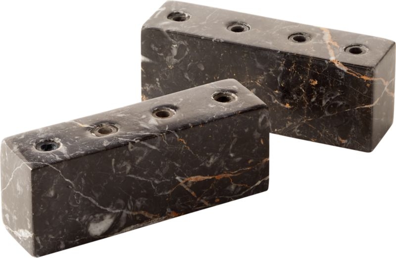 Cosmos Black Marble 4-Piece Bar Tool Set - Image 3