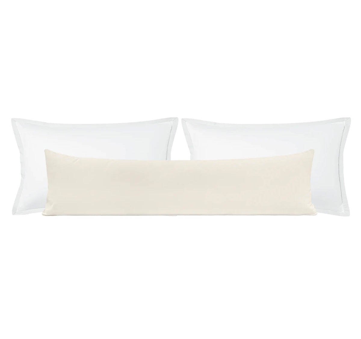 THE XL LUMBAR :: SIGNATURE VELVET // ALABASTER - 14" X 48" - Image 0