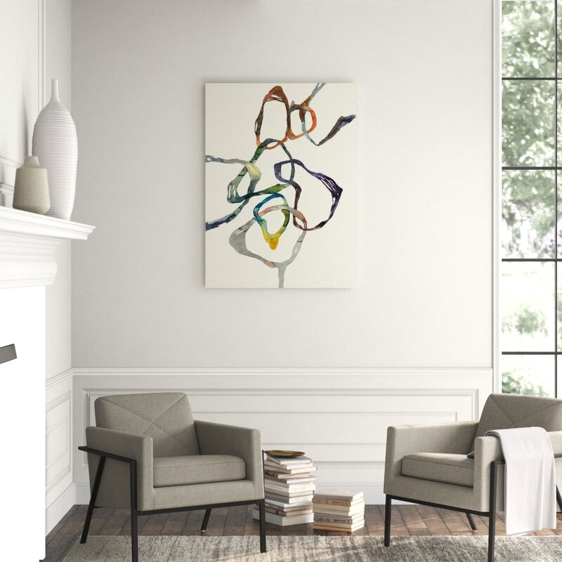 Chelsea Art Studio Color Loop by Sara Brown - Wrapped Canvas Painting - Image 0