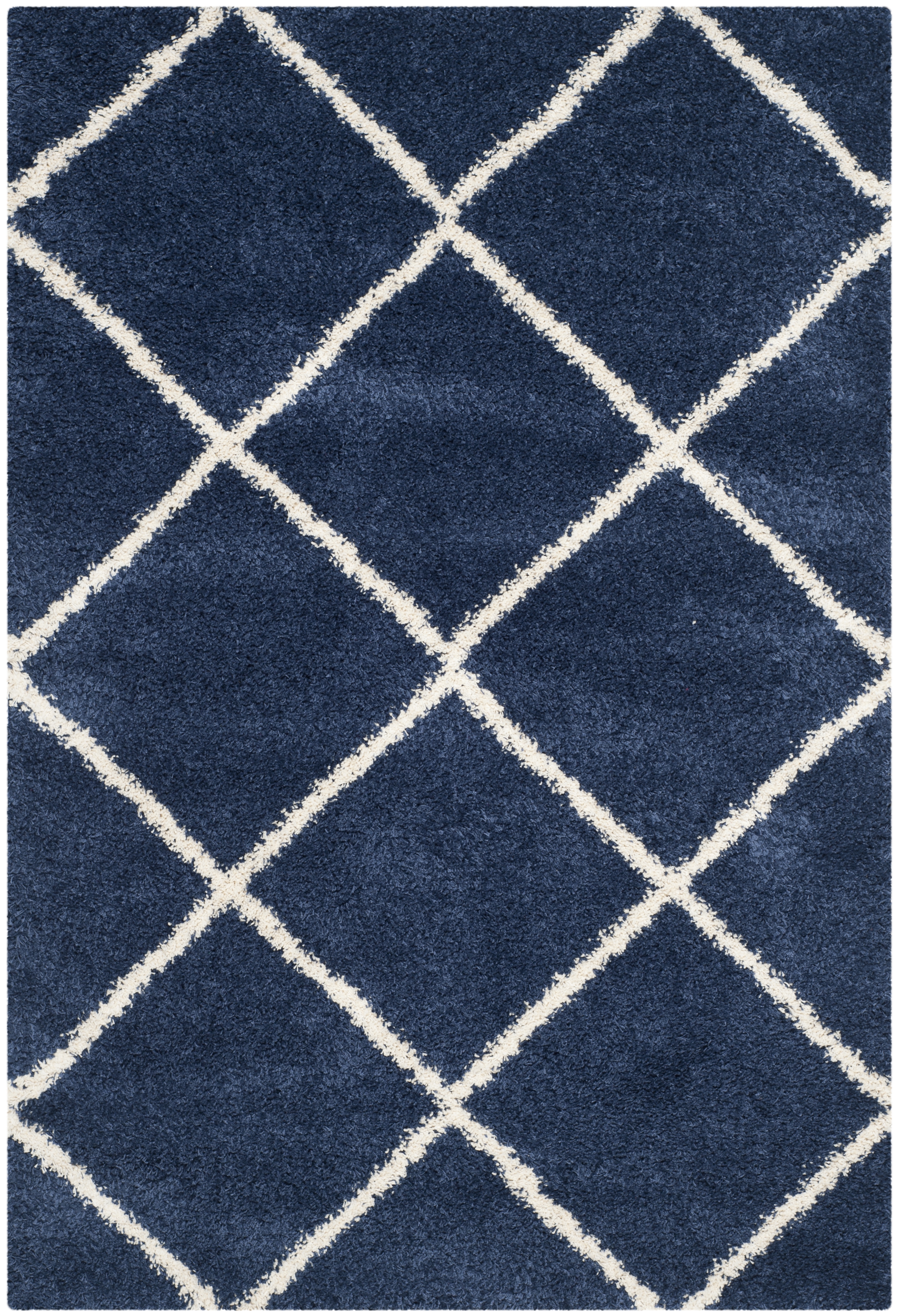 Arlo Home Woven Area Rug, SGH281C, Navy/Ivory,  9' X 12' - Image 0