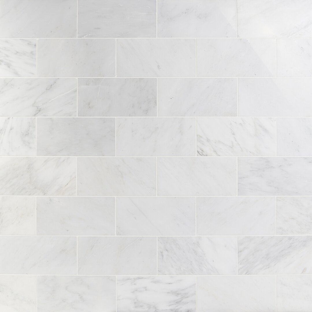 Bond Tile Oriental 6"" x 12"" Marble Look Wall & Floor Tile - Image 0