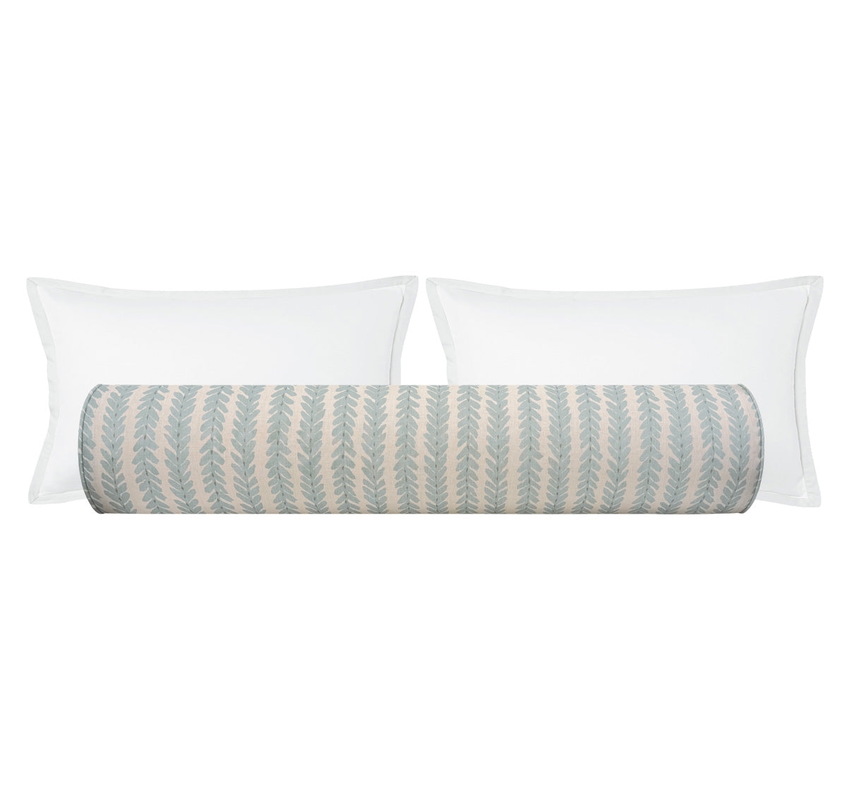 THE BOLSTER :: WOODPERRY // BLUE | SCHUMACHER - TWIN // 9" X 24" - Image 0