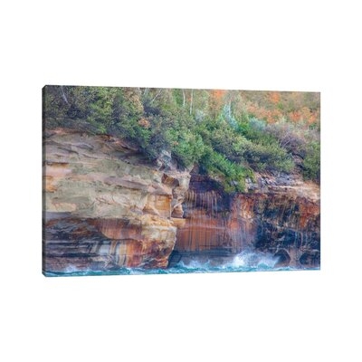 Splashy Cliffs by Kevin Clifford - Wrapped Canvas Gallery-Wrapped Canvas Giclée - Image 0