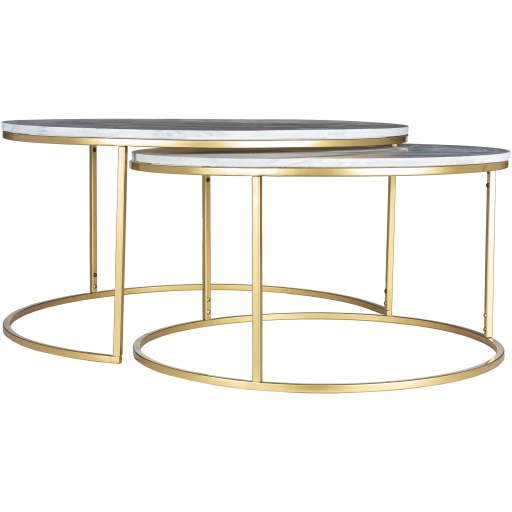 Giverny Marble Nesting Coffee Tables - Image 4