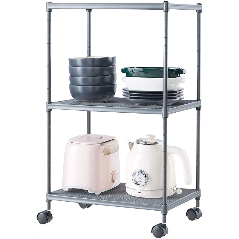 3-Tier Storage Shelves With Wheels - Image 0