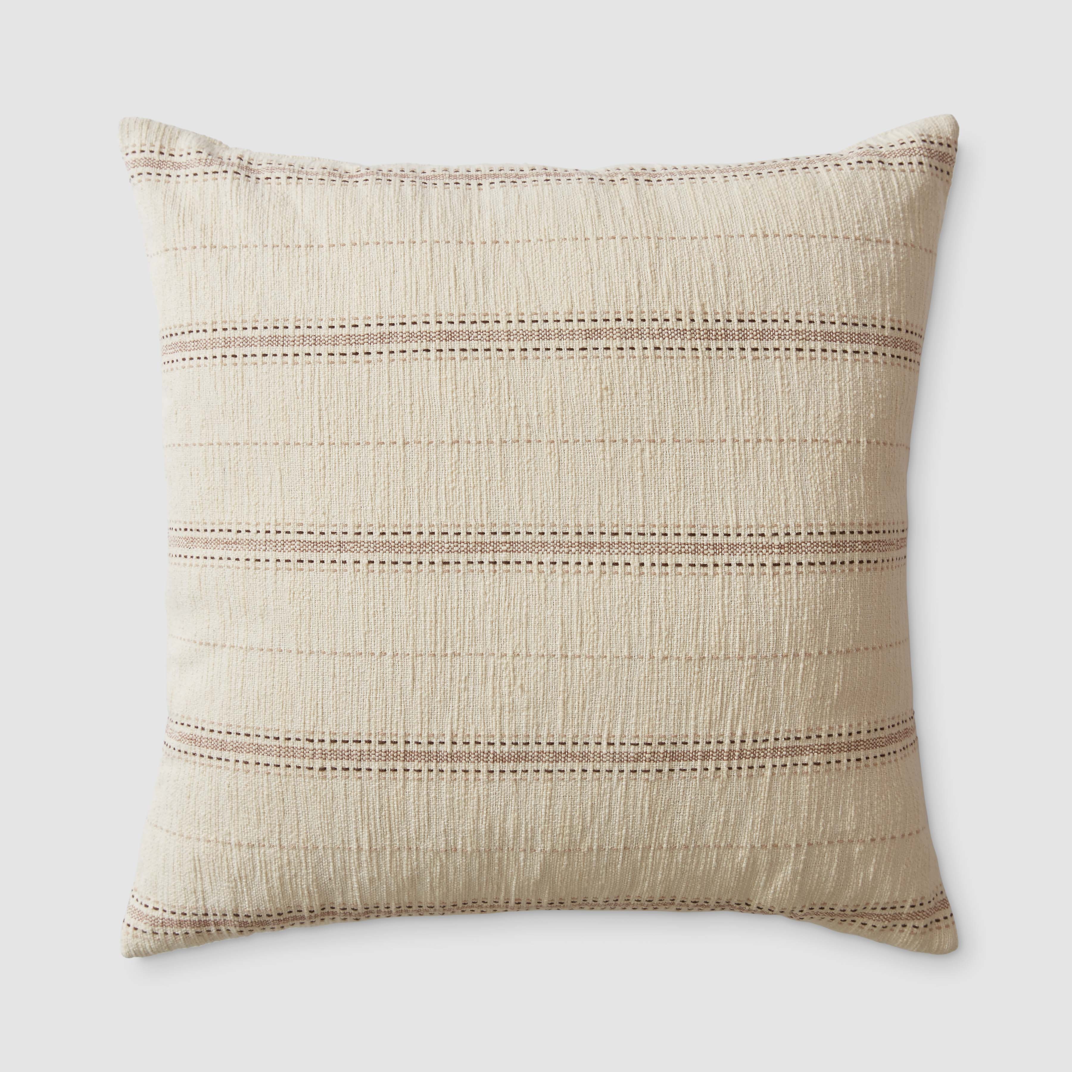 The Citizenry Jasma Pillow | 22" x 22" | Light Blue - Image 5