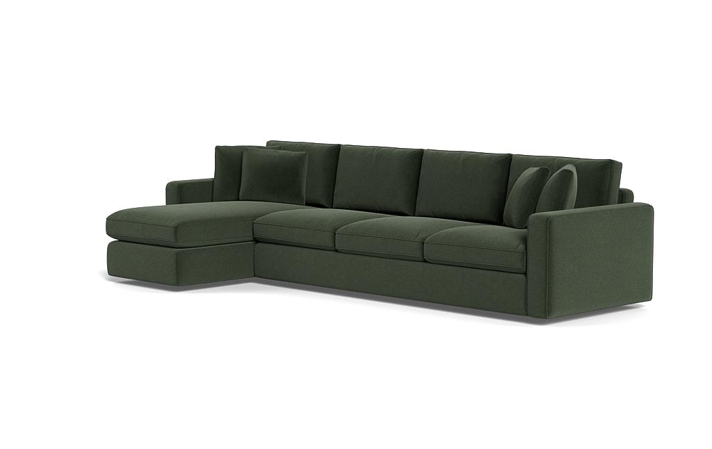James 4-Seat Left Chaise Sectional with Storage - Image 2