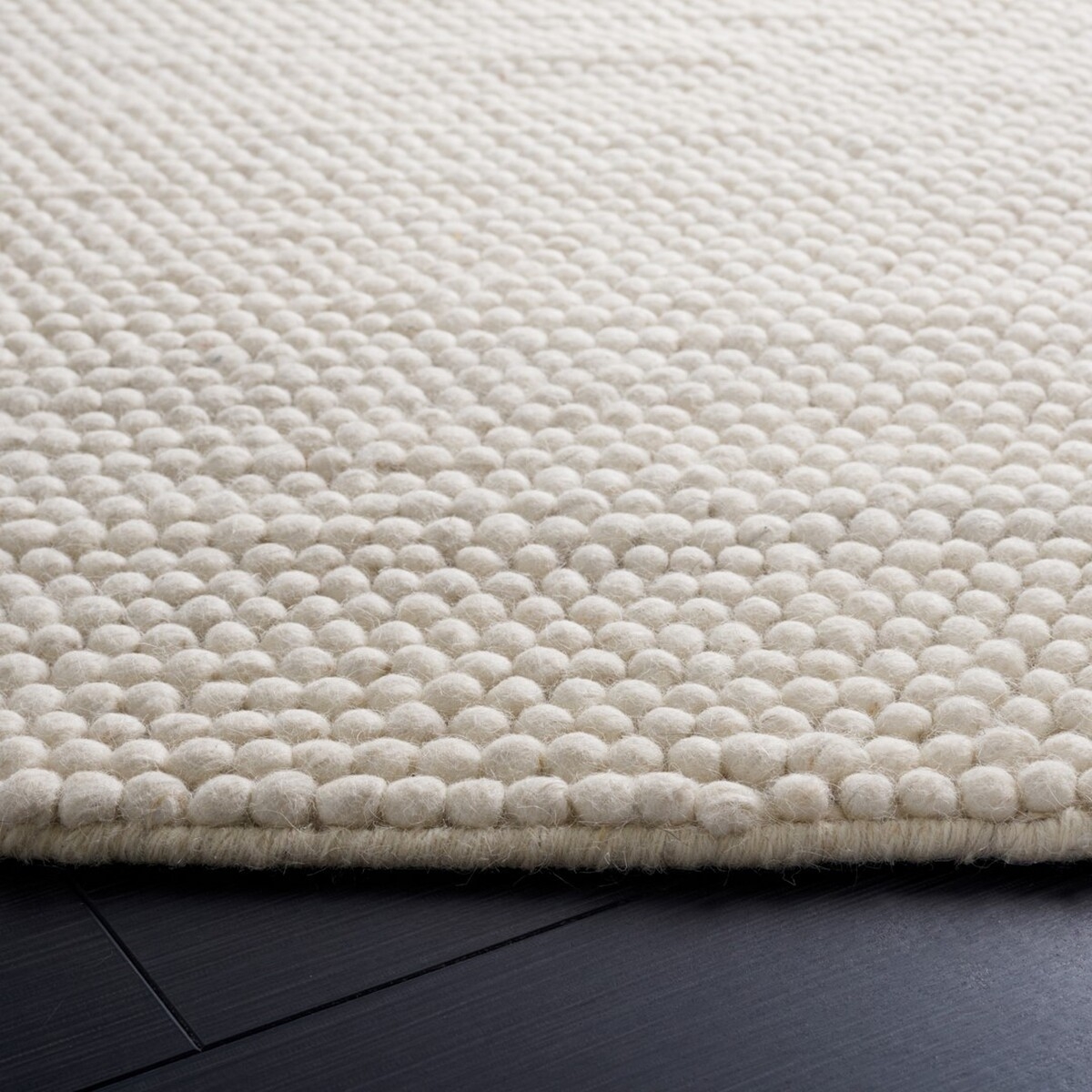Safavieh Hand Woven Area Rug, NAT620A, Ivory, 5' X 5'  - Image 2