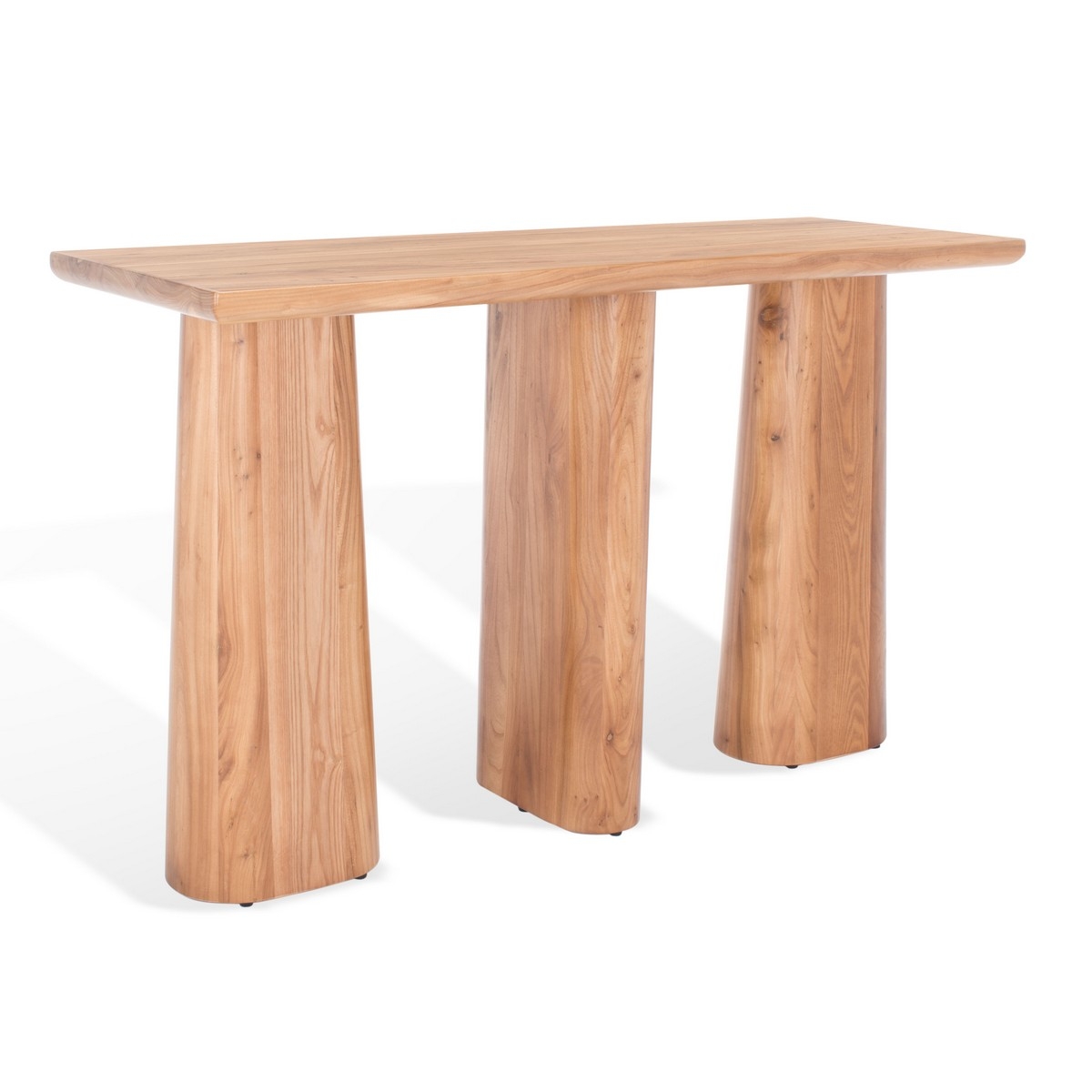 Ryllae Elm Wood Console Table - Natural - Image 7