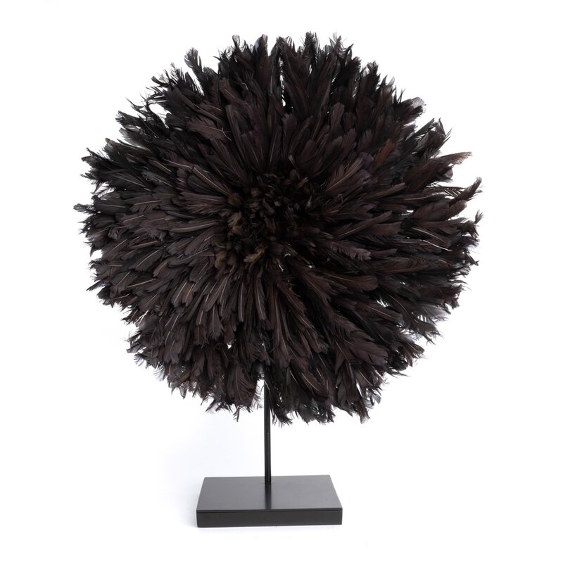 Ngala Trading Co. Juju Feather Hat on Stand - Image 0