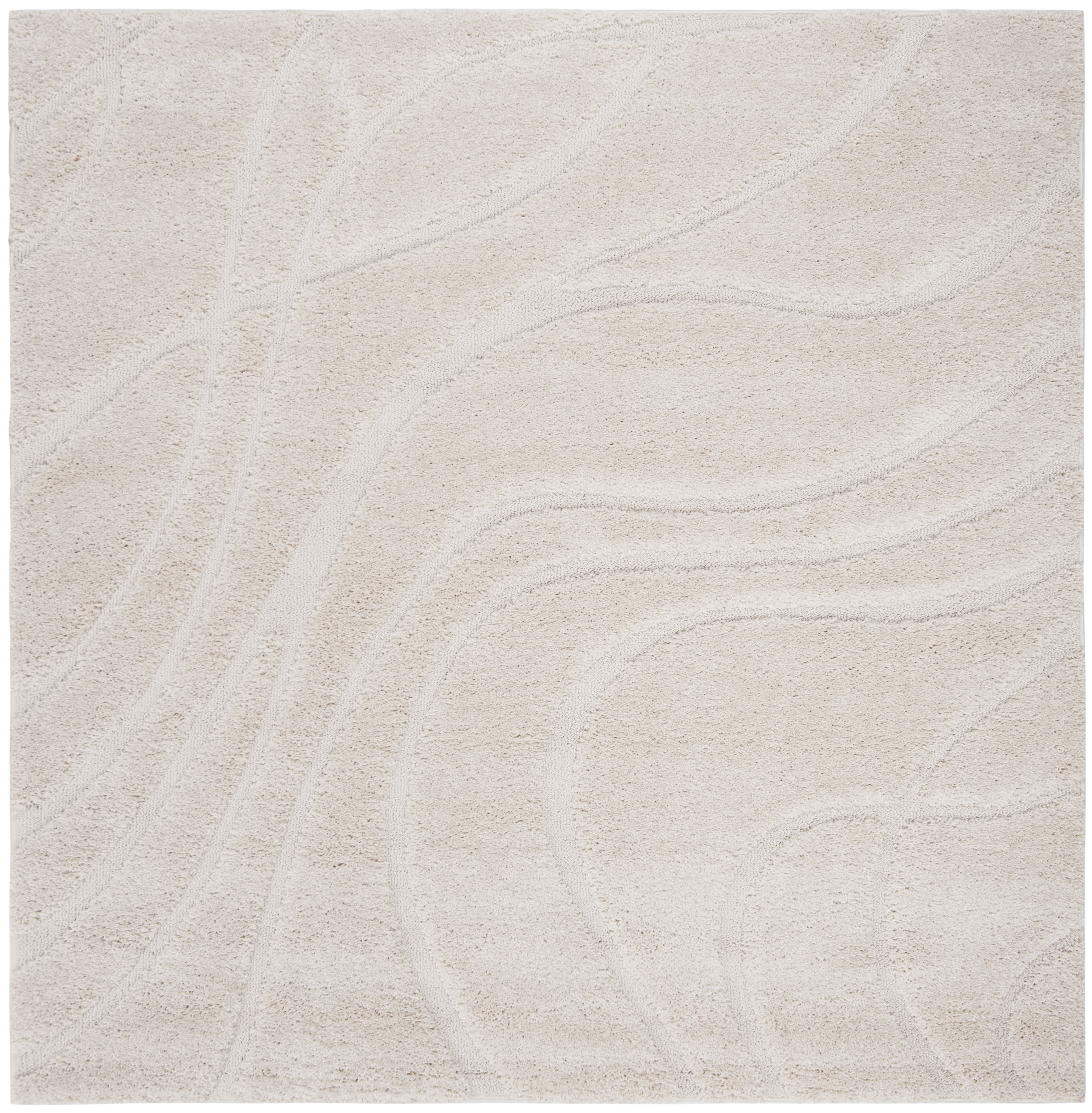 Arlo Home Woven Area Rug, SG471-1111, Cream/Cream,  6' 7" X 6' 7" Square - Image 0