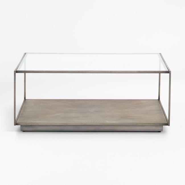 Array Square Coffee Table with Shelf - Image 0