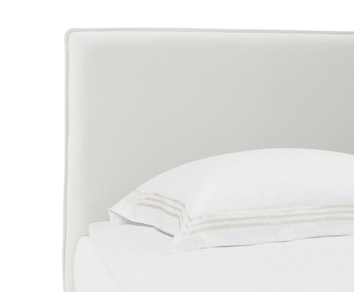 Callahan Boucle Queen Bed - Ivory - Image 2